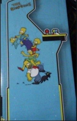 The Simpsons Arcade Console Game 2 In1 With Raiser