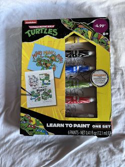 Nickelodeon Teenage Mutant Ninja Turtles Learn to Paint set