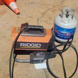 Ridgid propane heater with tank