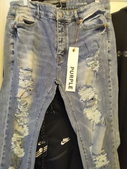 Purple jeans size 34