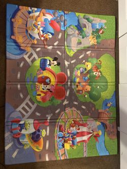 Mickey and friends Floor Mat