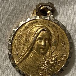 Basilique De Lisieux Gold Tone Pendant