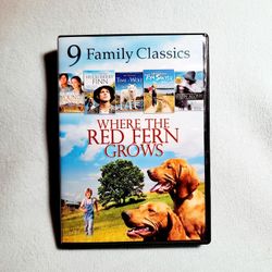 9 Family Classics DVD (2014) Where The Red Fern Grows 