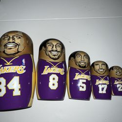 Newcrafters Nesters Lakers 2003 Limited Edition O’Neal Bryant Horry Fox Fisher 