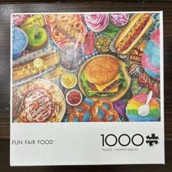 1000 Piece Jigsaw Puzzle Fun Fair Food 