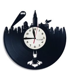 Batman Vinyl Clock
