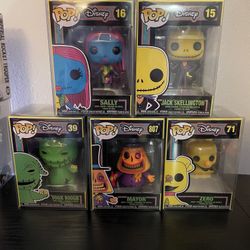 Nightmare Before Christmas Funko Pops 