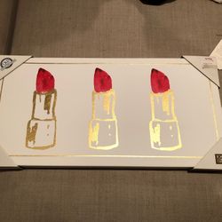 Canvas Picture-lipstick  (must Pick Up)