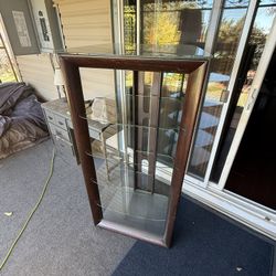 Less and wood stand five shelves