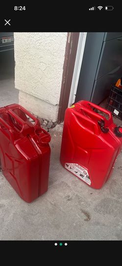 2 Metal Gas Tank $60 For Both