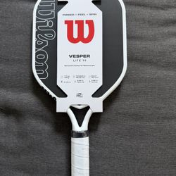 NEW Wilson Vesper Lite 14 Pickleball Paddle