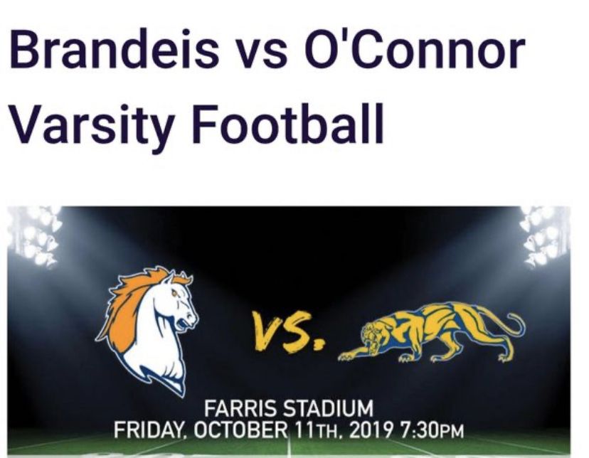 Brandeis vs. O’Connor Panthers vs. Broncos