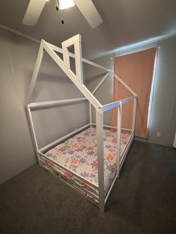 Full size Floor Bed Frame.