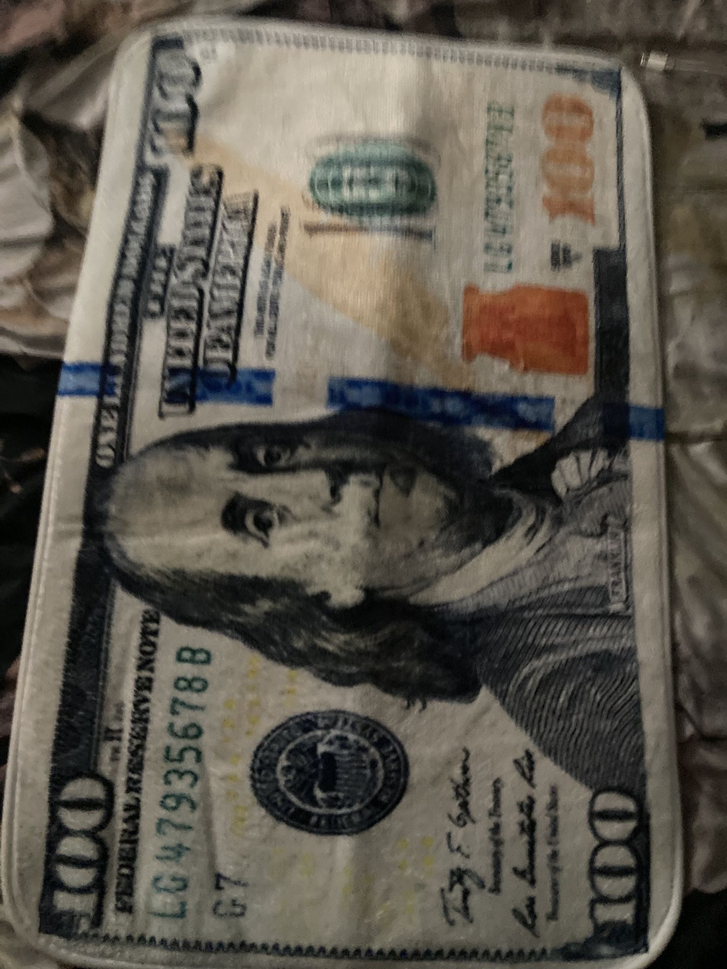 100$ Bill rug