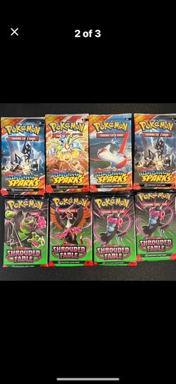 8 Sealed Pokemon Packs