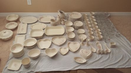 Vintage Pfaltzgraff Tea Rose dishes