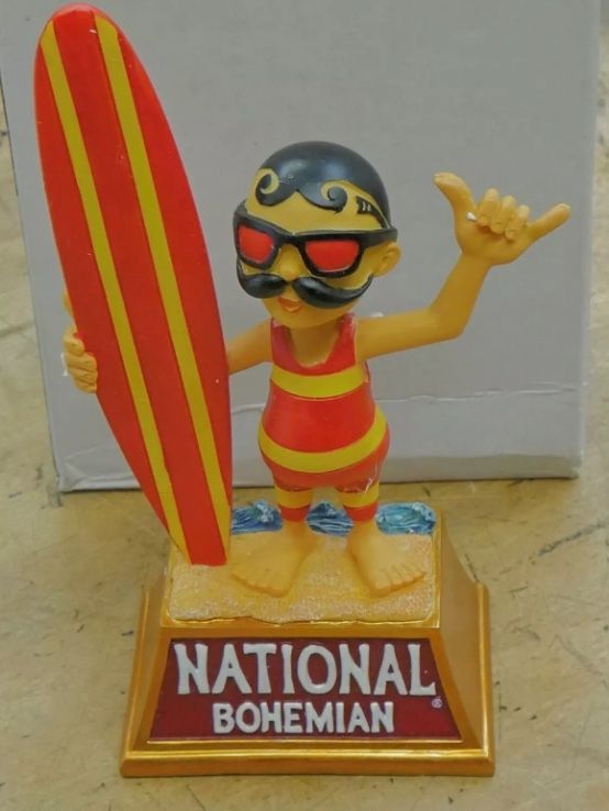 NATIONAL BOHEMIAN NATTY BOH BEER BOOBLE HEAD STATUE 276 OF 500 COLLECTIBLE