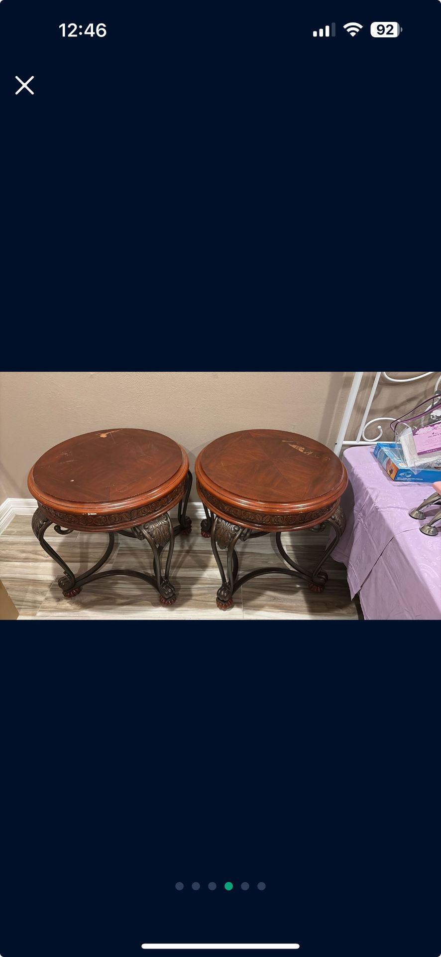 Solid wood Side Tables