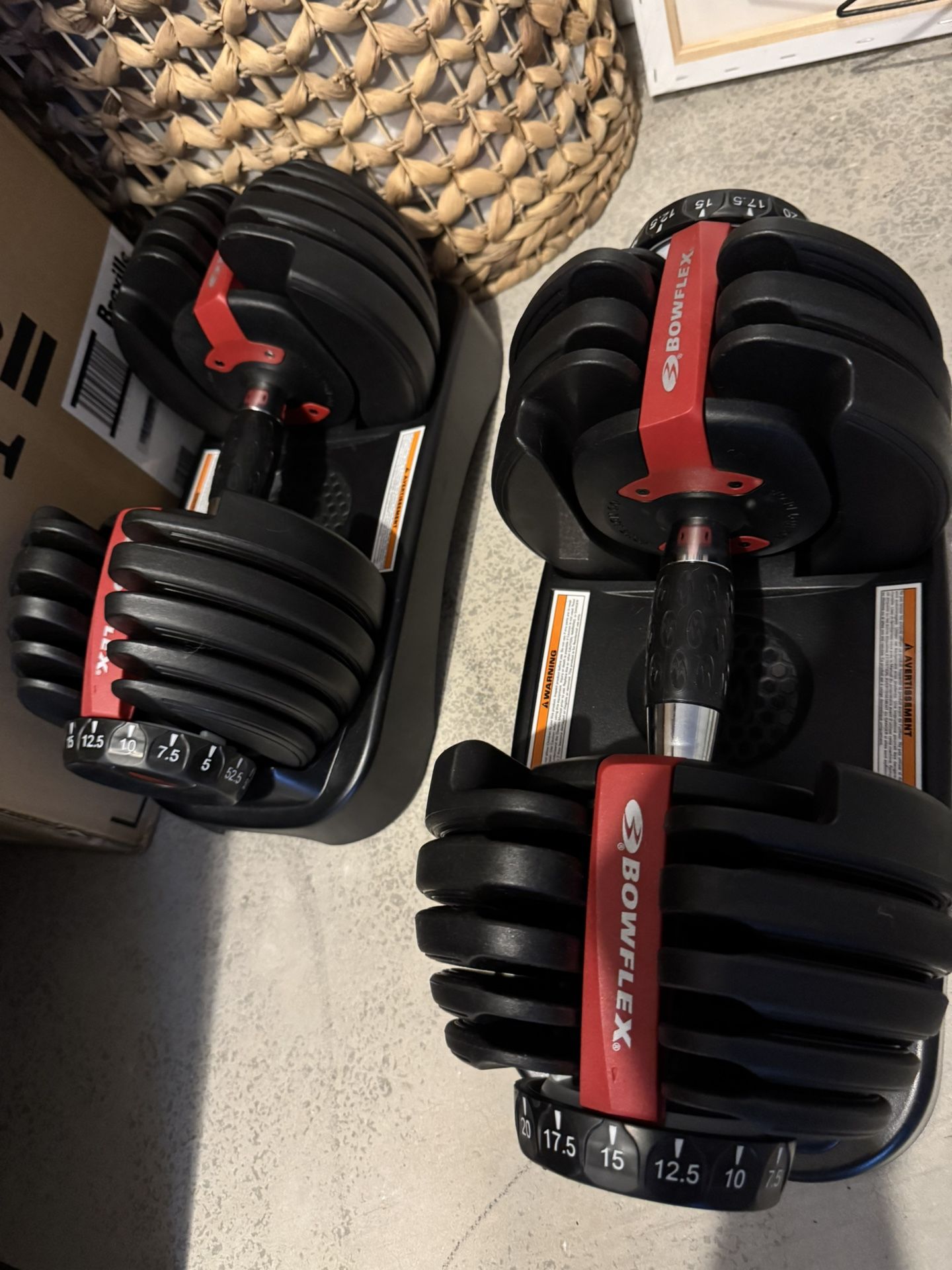 BowFlex Adjustable Weights