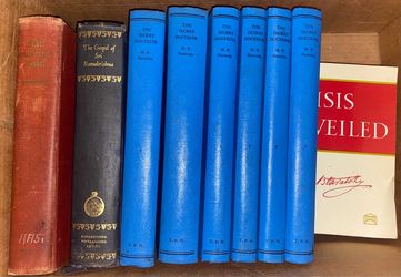 Vintage Theosophy Book Collection - H.P. Blavatsky Secret Doctrine 6-Vol Set + More