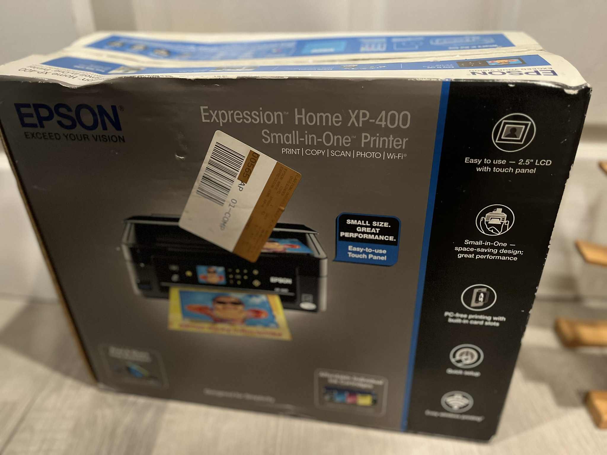 Epson Expression Home XP-400 Wireless All-in-One Color Inkjet Printer