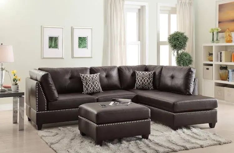 Sectional With Ottoman