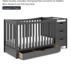 Graco Remi 4-in-1 Convertible Crib & Changer