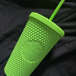 Neon Starbucks Studded Tumbler 