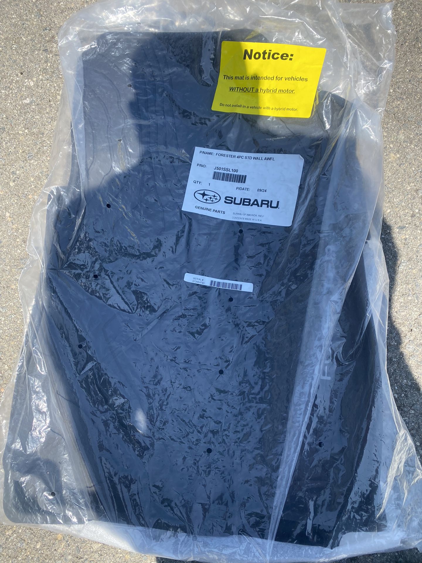 2025 Subaru Forester All Whether Floor Liners 