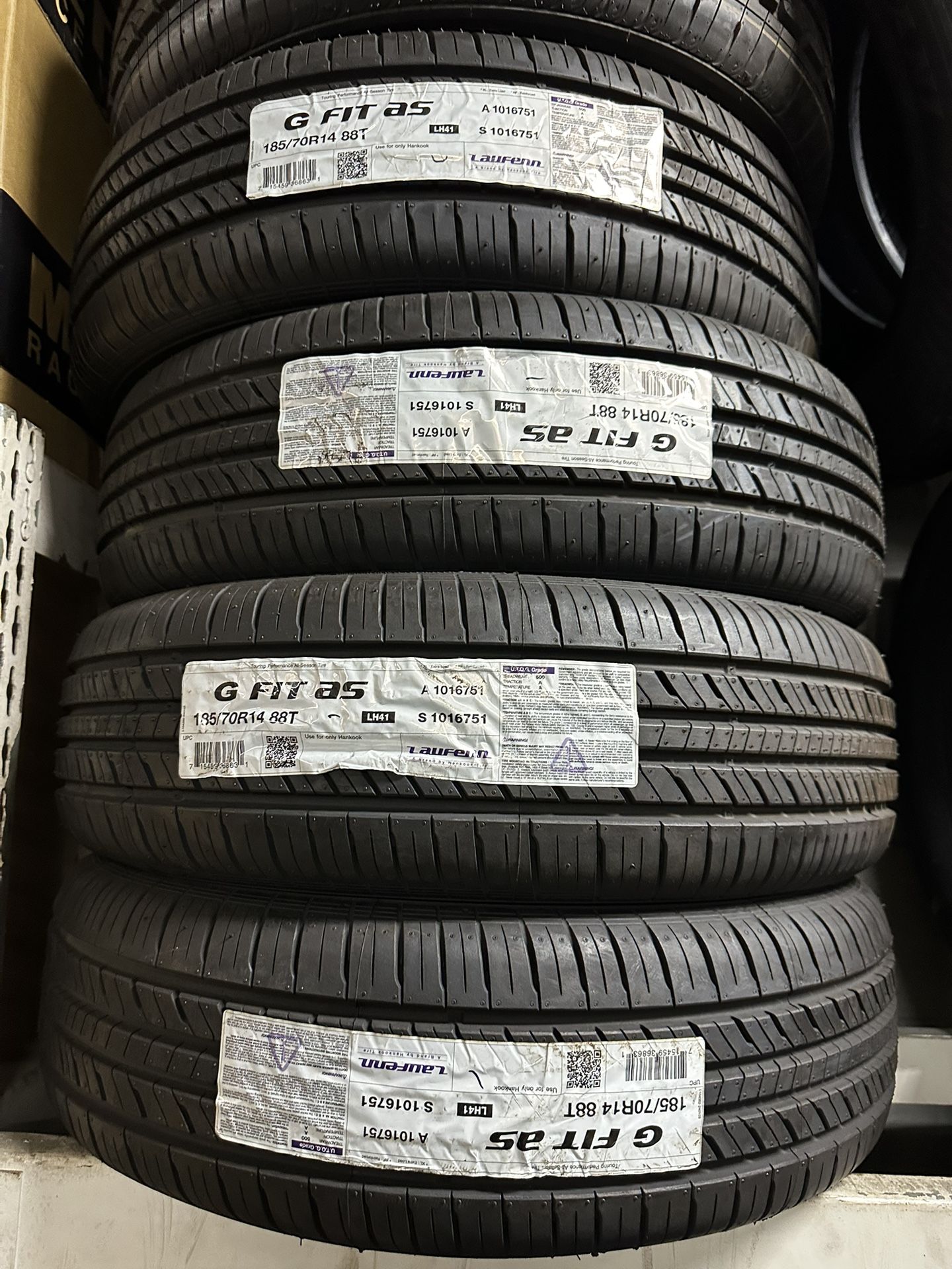 Laufenn G Fit AS In 185/70R14 * 60,000 Mile Warranty *