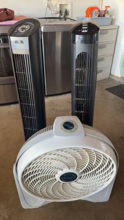 TOWER FAN ALL 3 $20