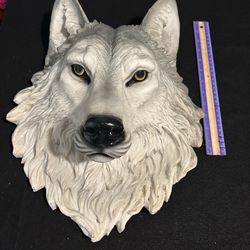 Wall plaque wolf 3D