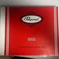 Set of 4 Pimpernel Shakespeare Placemats + Coasters