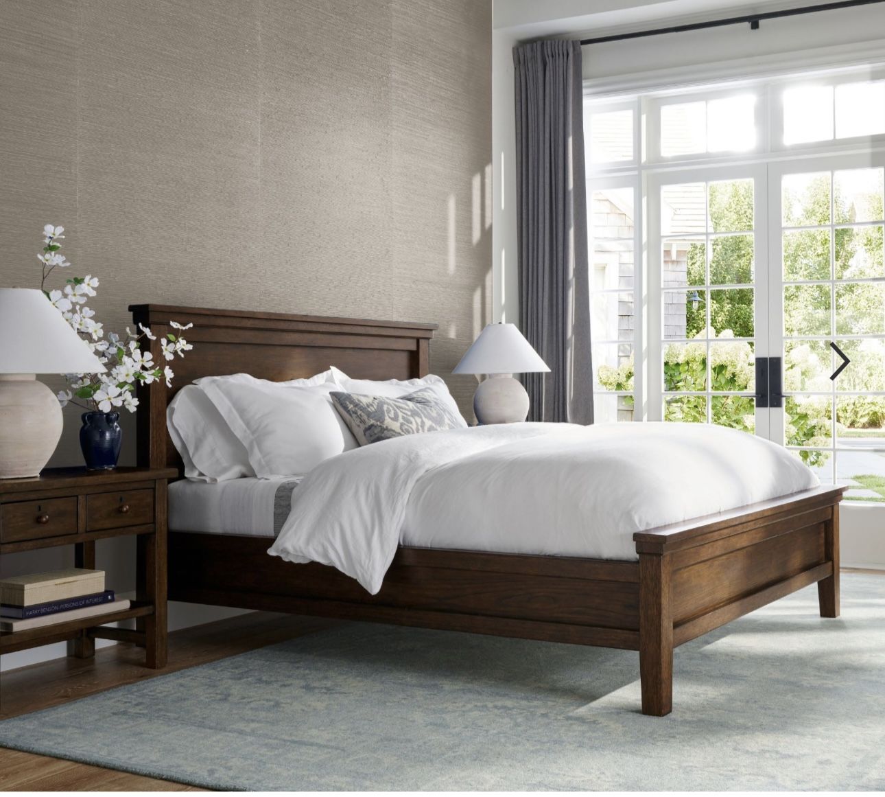 Pottery Barn King Size Bed. 