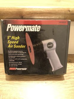 Coleman Powermate 5” inch air sander