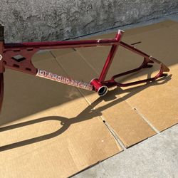 Vintage bmx 2024 frame and forks