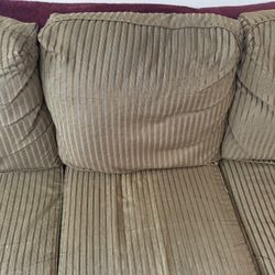 FREE 3 Cushion fabric couch.