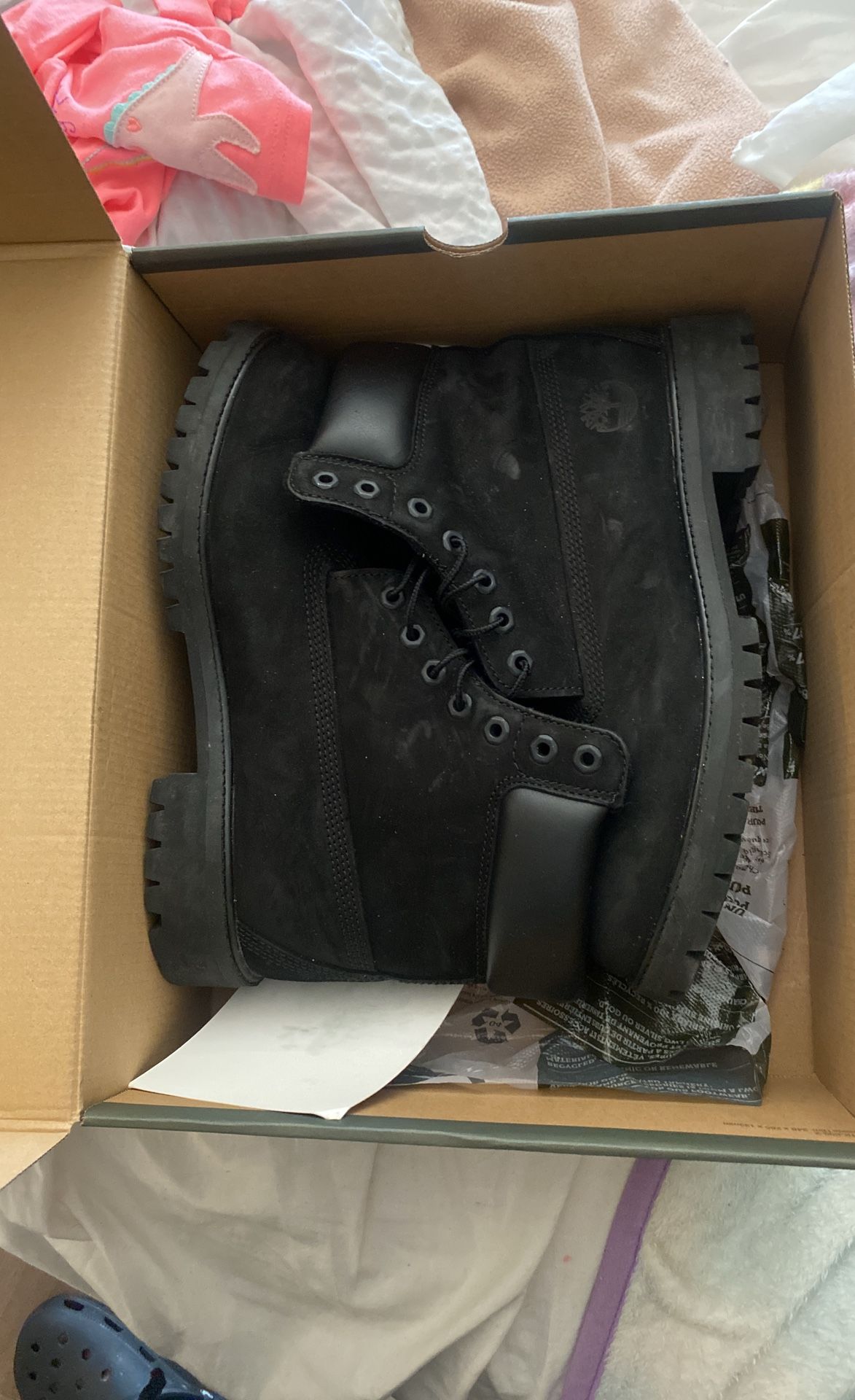 Black Timberland Boots