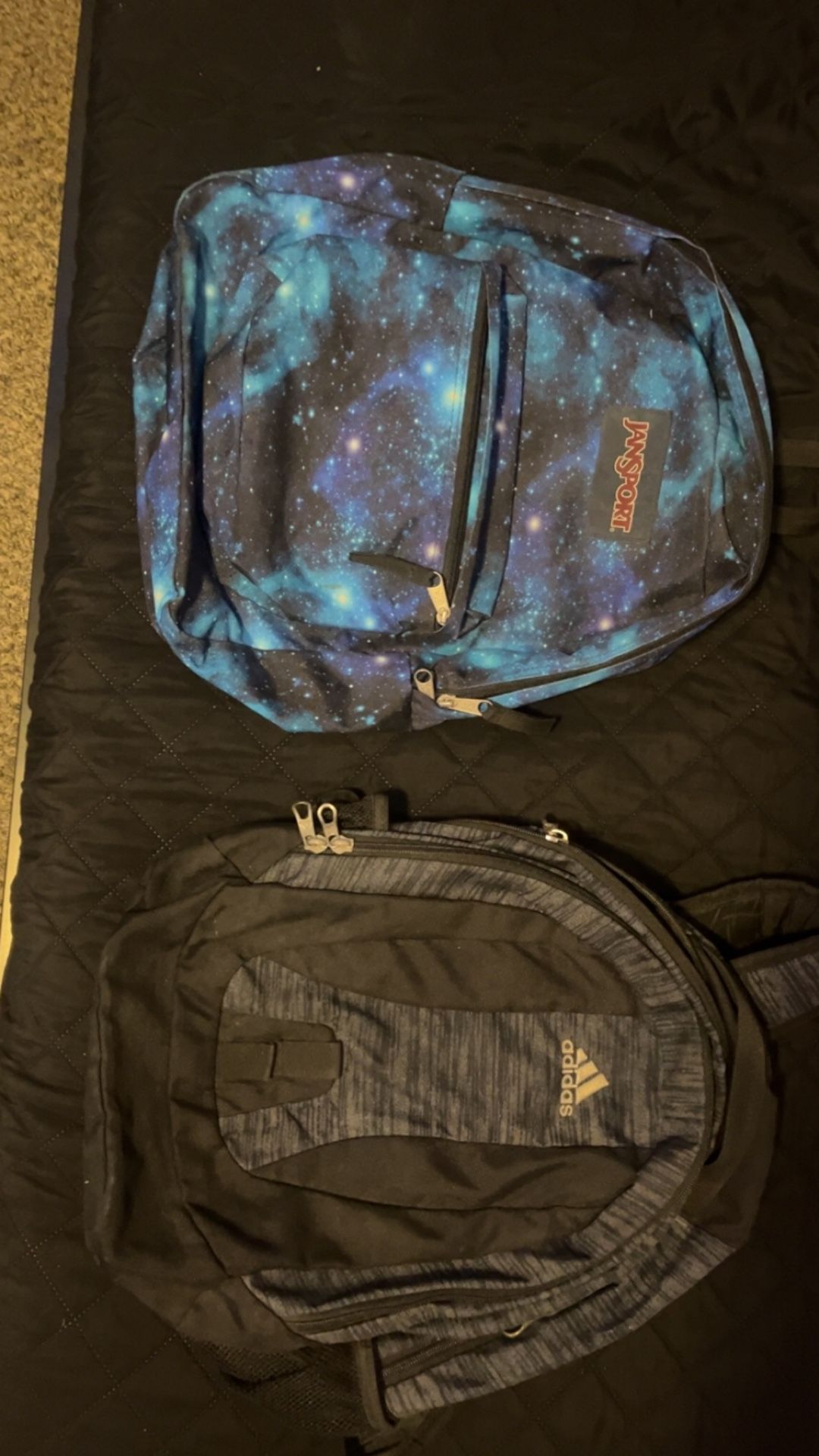 Jansport And Adidas Backpack