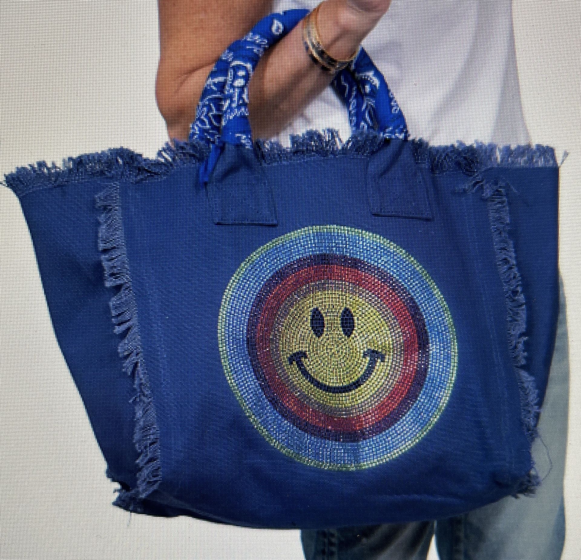 HipChik Smile Multi Fringe Canvas Bag