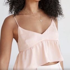 Aritzia Wilfred Lover Satin Camisole Size L
