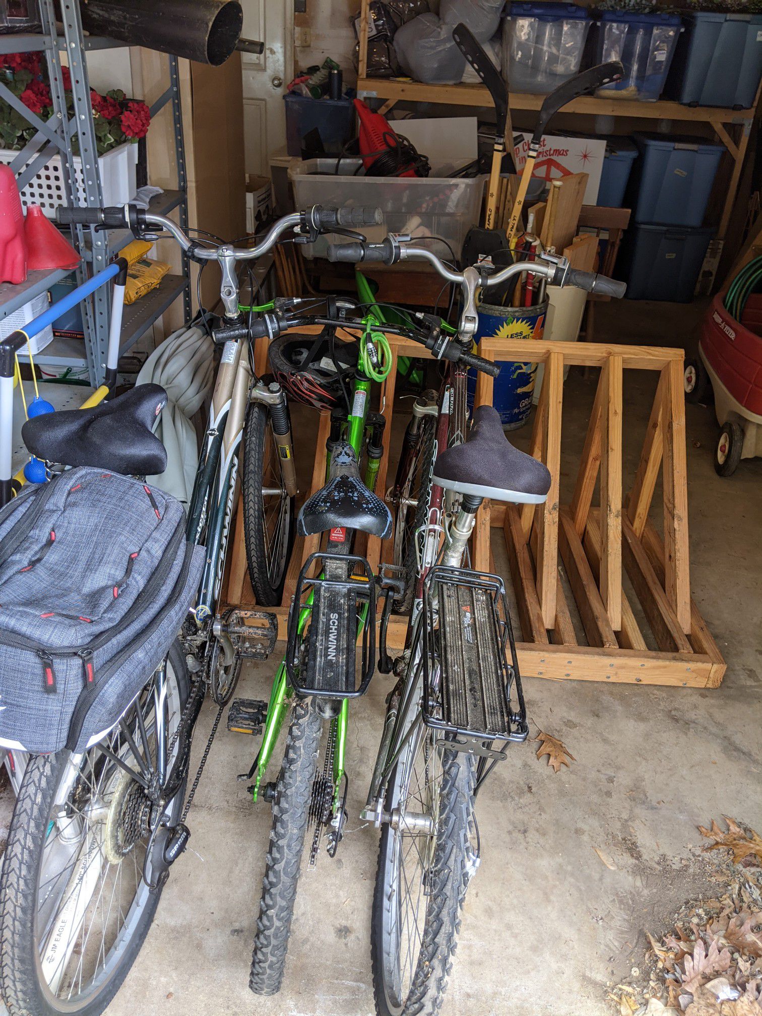 3-bike storage rack