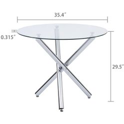 Glass Kitchen Table