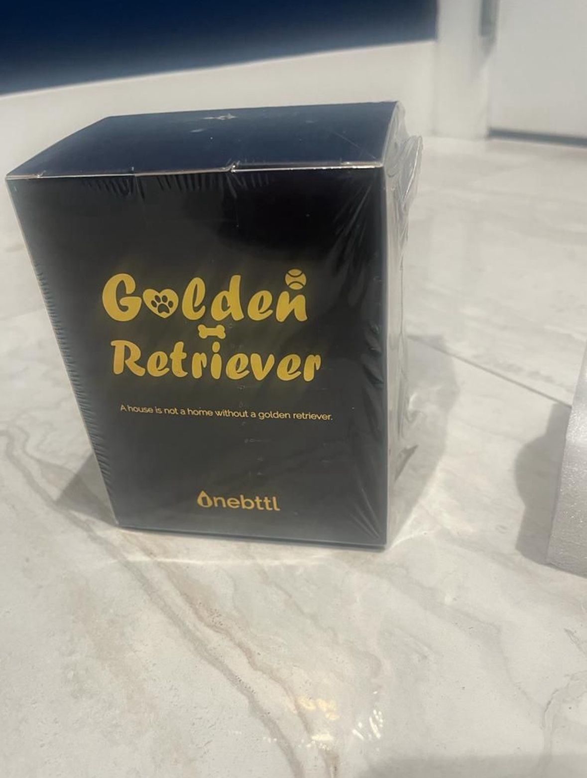 Onebttl pair of Golden Retriever glasses/tumblers-brand new in the box.