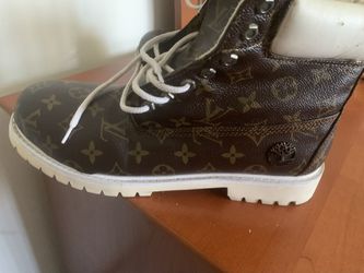 Custom timberland boots, Louis vuitton shoes heels, Timberland