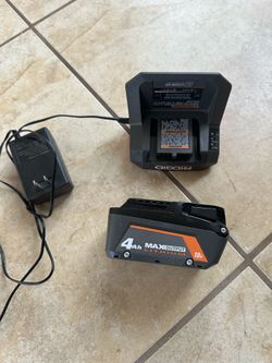 Ridgid battery and Charger