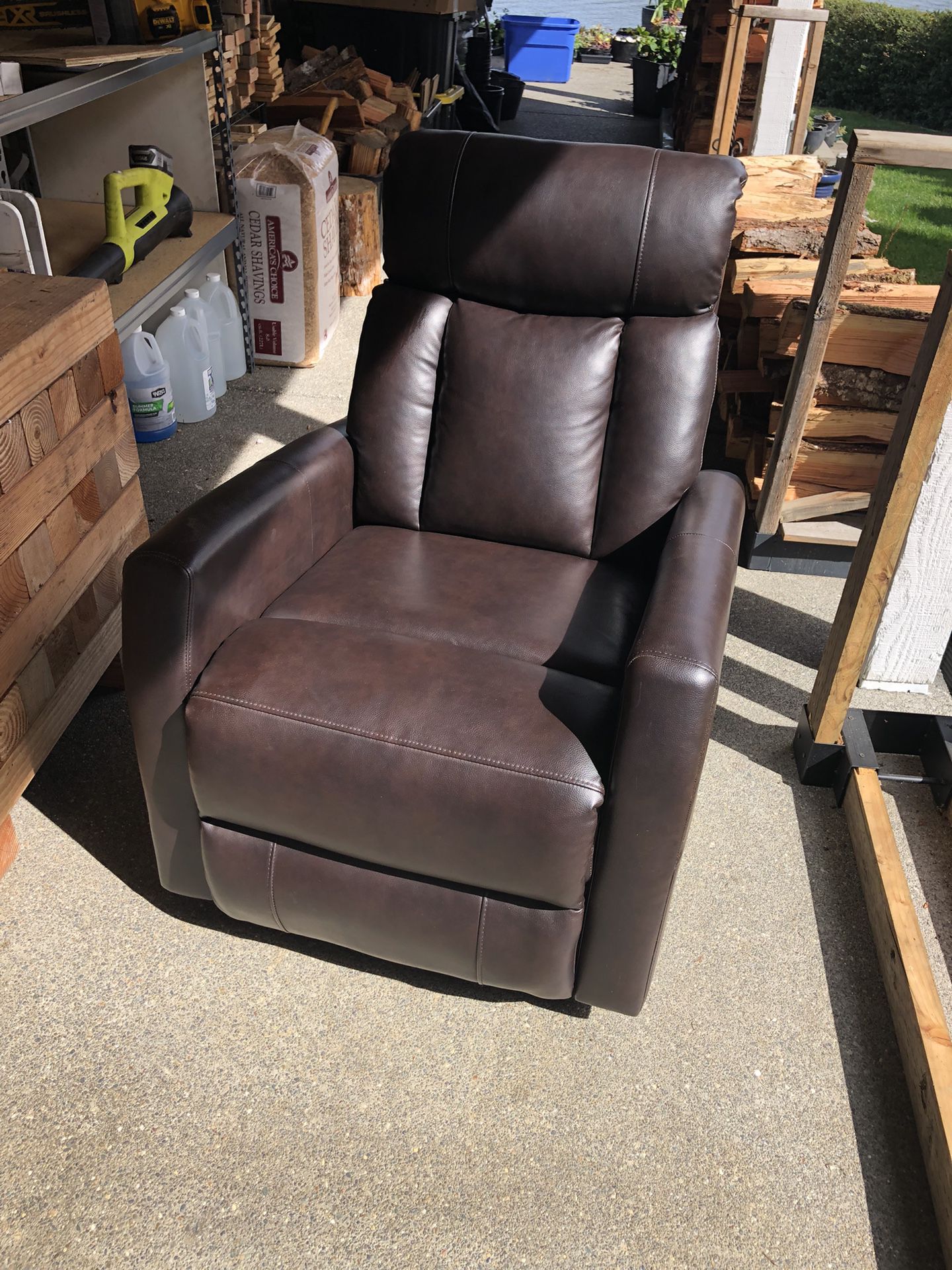 Leather Rocking Chair 