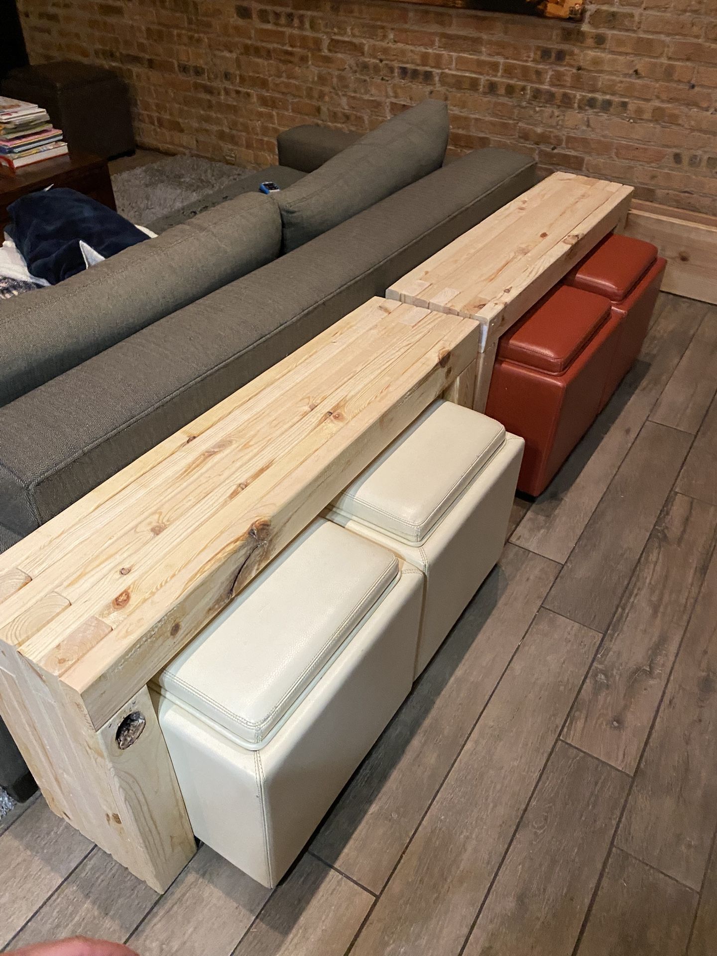 Custom Wood Console Table