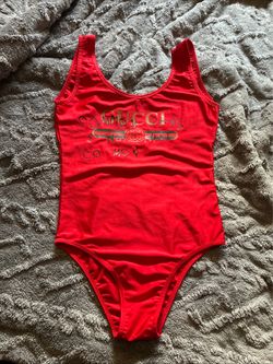 Gucci one piece bathing suit