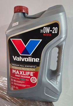 Valvoline MaxLife 0W-20 Full Synthetic Motor Oil 5 Qt